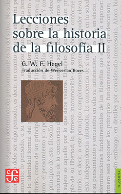 LECCIONES SOBRE LA HISTORIA DE LA FILOSOFIA TOMO II