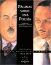 PÁGINAS SOBRE UNA POESIA PÁGINAS SOBRE UNA POESIA