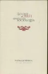 Lo que el Arte Aporta a la Sociologia