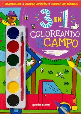 3 en 1 Coloreando en el Campo