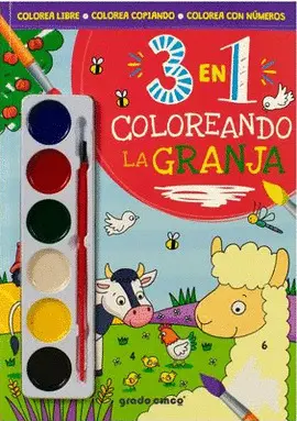 3 en 1 Coloreando la Granja