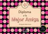 Diploma a la Mejor Amiga